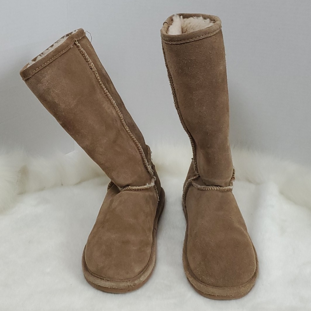 Bjorndal winter boots leather upper brown suede women size 7M